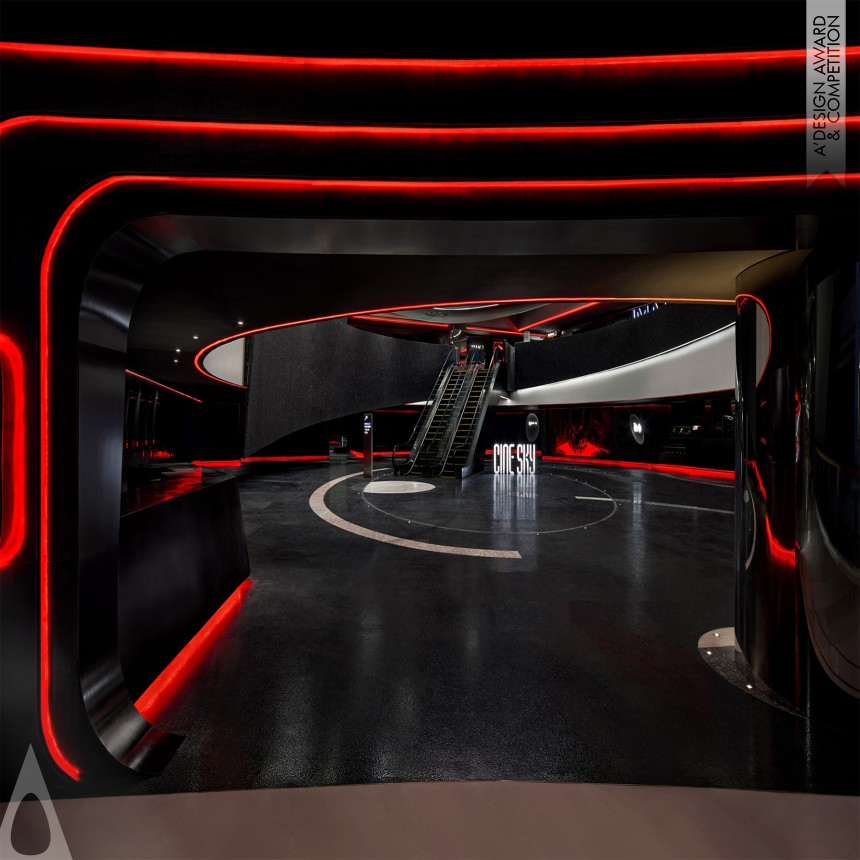 Silver Interior Space and Exhibition Design Award Winner 2023 The Gravity Cinema 