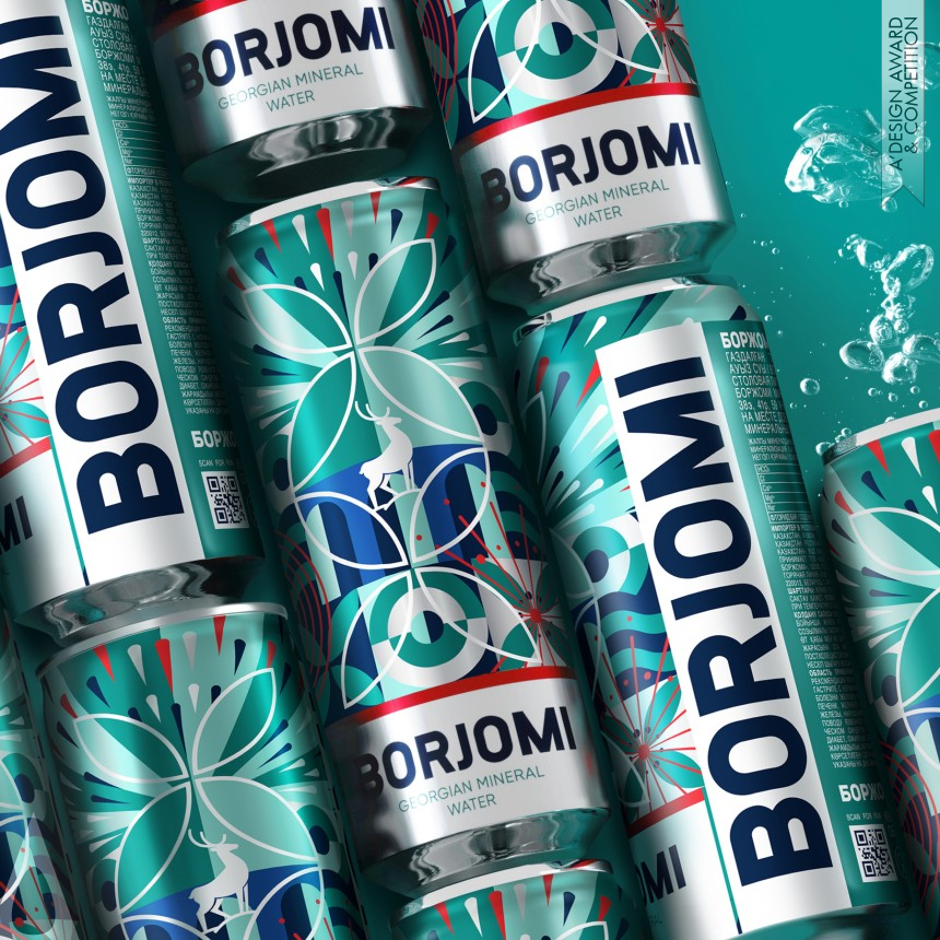 Bronze Packaging Design Award Winner 2023 Borjomi Limited Edition Packaging 