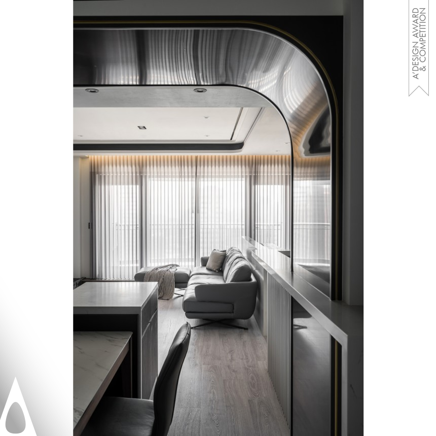 Iron Interior Space and Exhibition Design Award Winner 2023 Calm Black Residence 