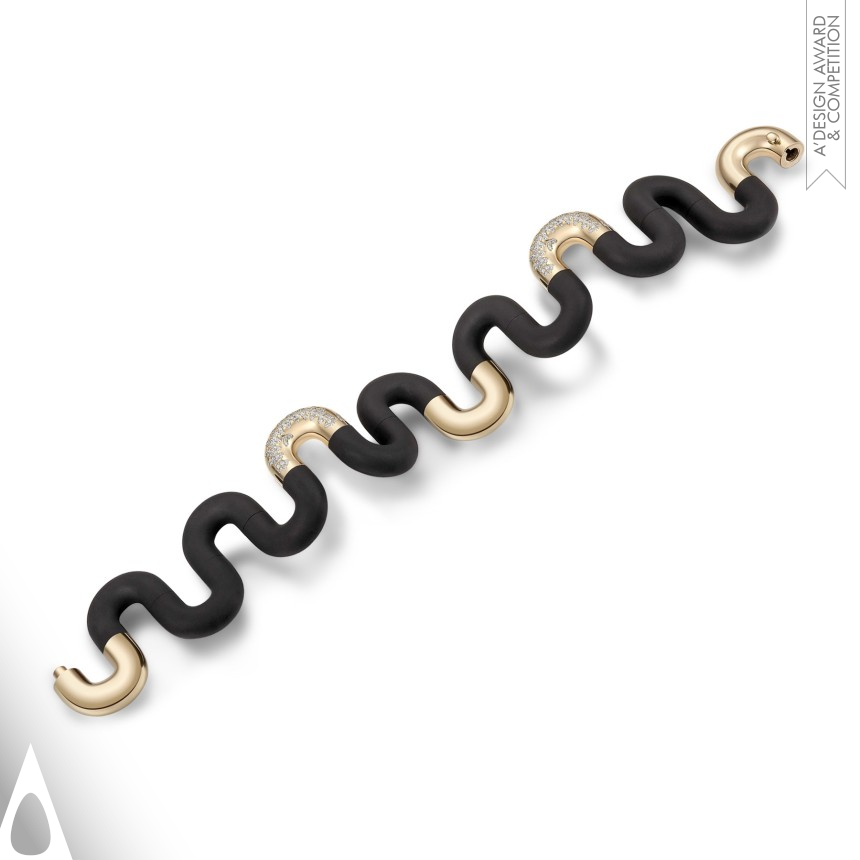 Bronze Jewelry Design Award Winner 2023 Tube Bracelet 