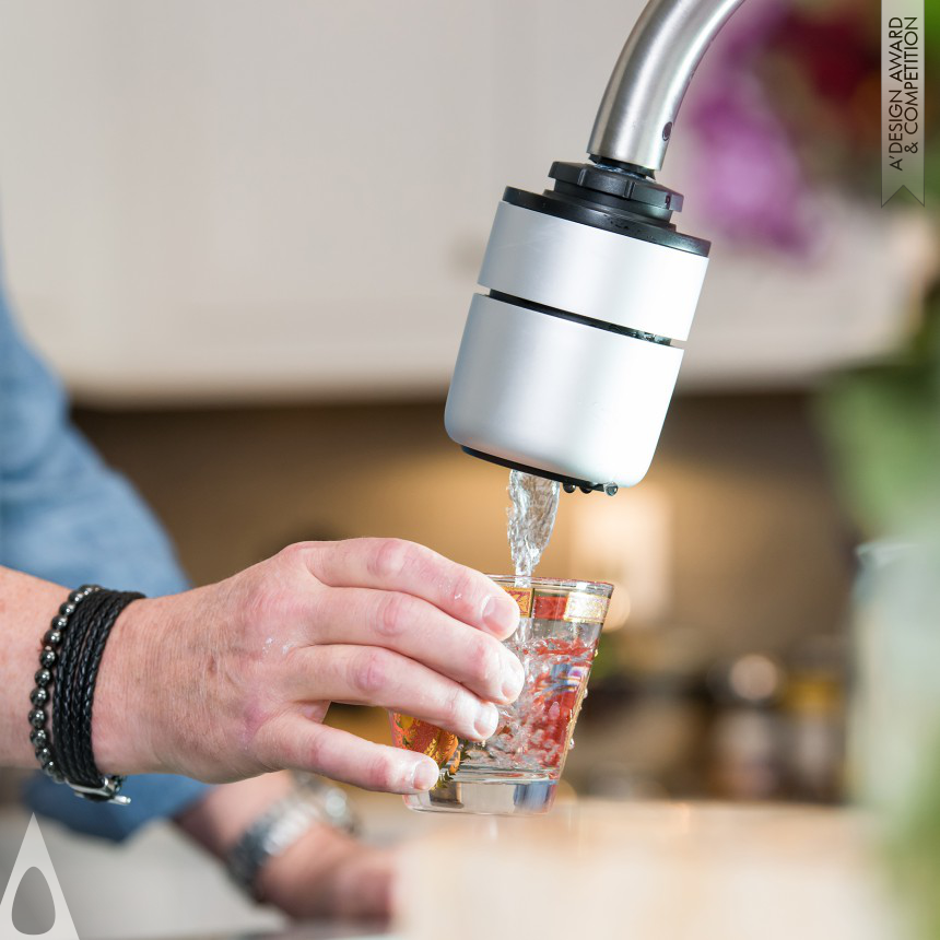 Iron Home Appliances Design Award Winner 2023 Yimu Fount On-tap Water Purifier 