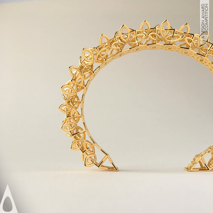 Iron Jewelry Design Award Winner 2023 Taj Bracelet 