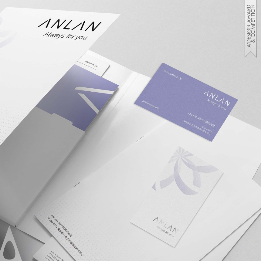 Iron Graphics, Illustration and Visual Communication Design Award Winner 2023 Anlan Branding Brand Identity 