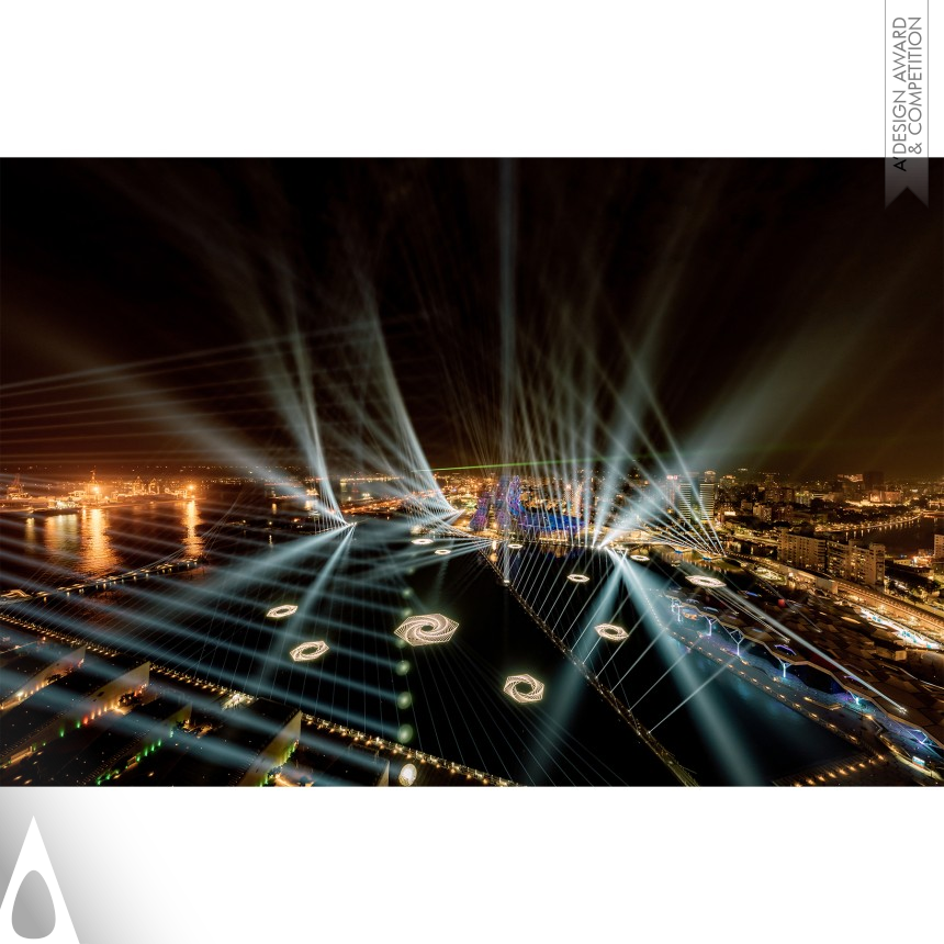 Kaohsiung City Government Art Exterior Lighting