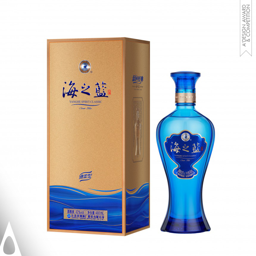 Ocean Blue Alcoholic Beverage Packaging