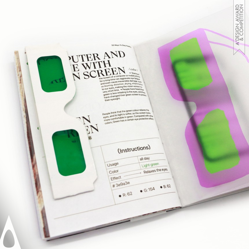 Iron Print and Published Media Design Award Winner 2023 Punk Health Regimen Criteria Interactive Book 