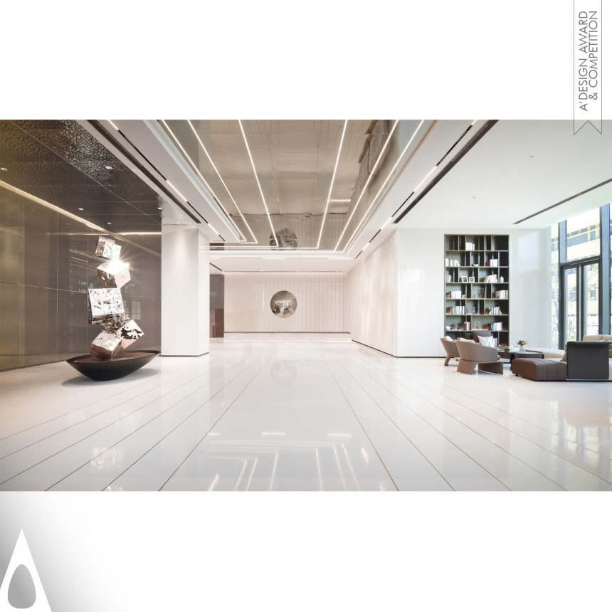 Bronze Interior Space and Exhibition Design Award Winner 2023 Social Corporate Office Lobby 