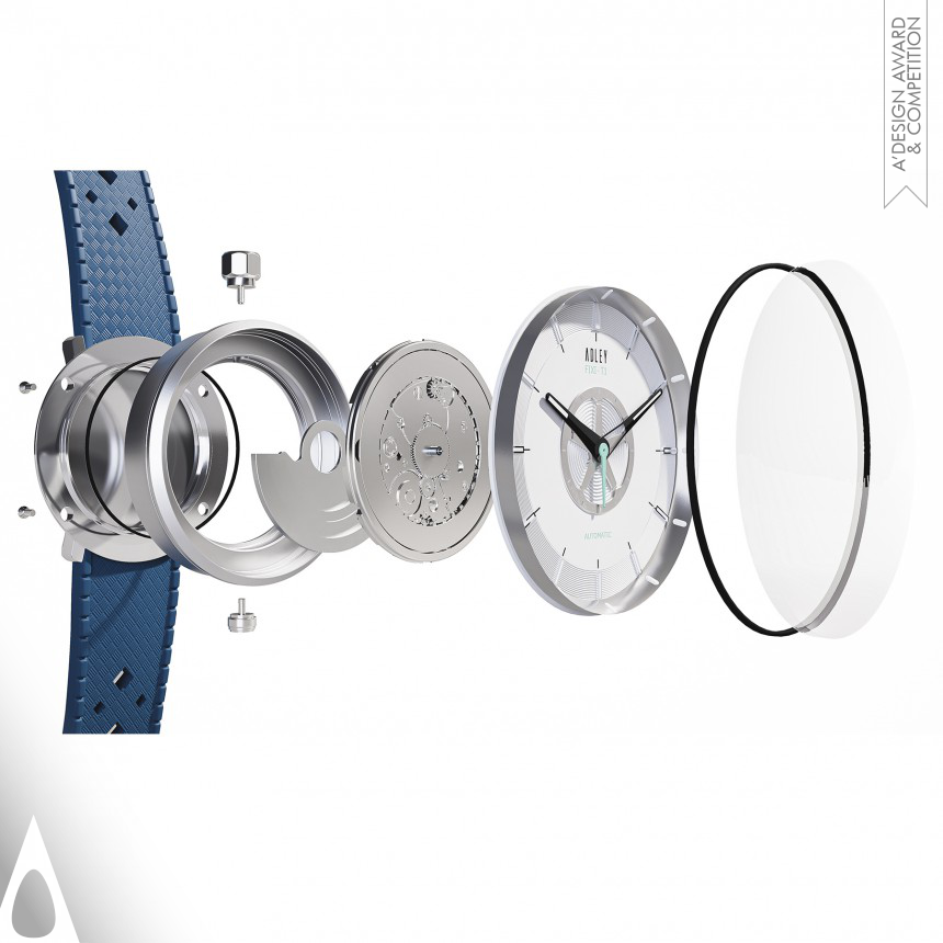Silver Watch Design Award Winner 2023 Adley Fixi T1 Watch 