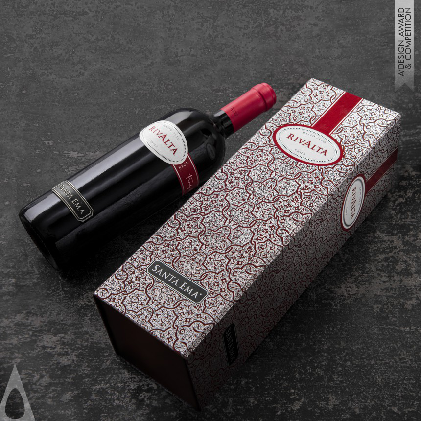 Silver Packaging Design Award Winner 2023 Rivalta Wine Packaging 