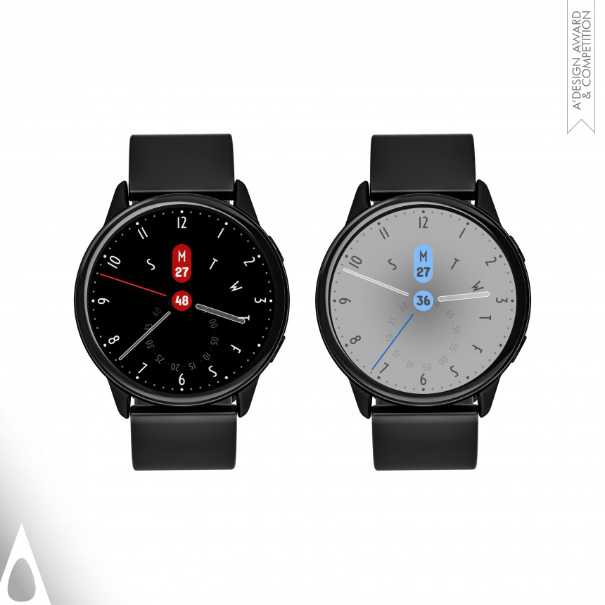 Simple Code IV Rouge And Paon Smartwatch Face