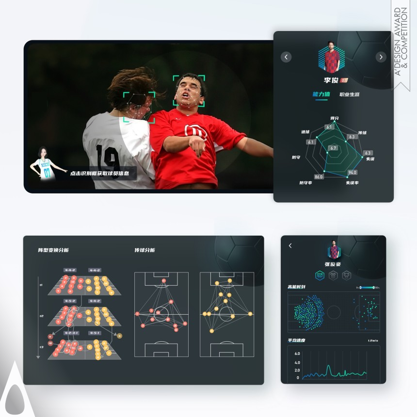 Silver Interface, Interaction and User Experience Design Award Winner 2023 Spectator Assistant Video Application 