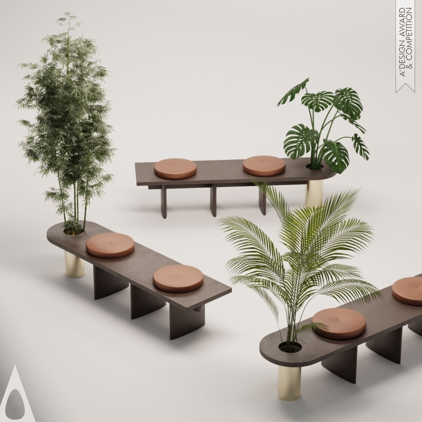 Shibing Yang's Greenery Bench