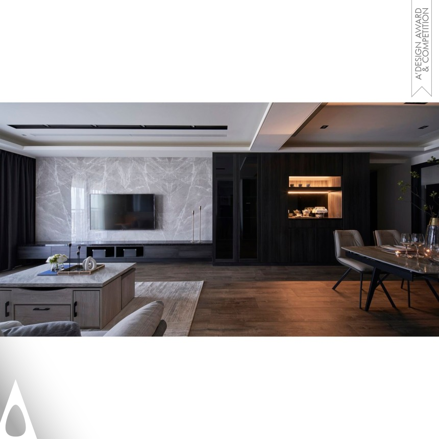 Bronze Interior Space and Exhibition Design Award Winner 2023 Elegant Charm Residential House 