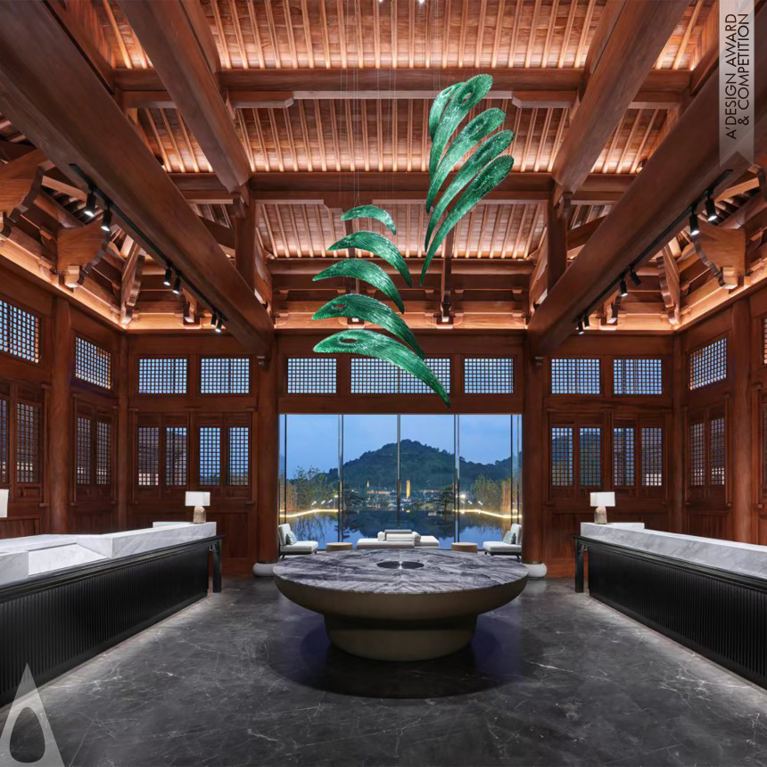 Golden Architectural Lighting Award Winner 2023 Huzhou Science Valley Homm Hotel Lighting Design 