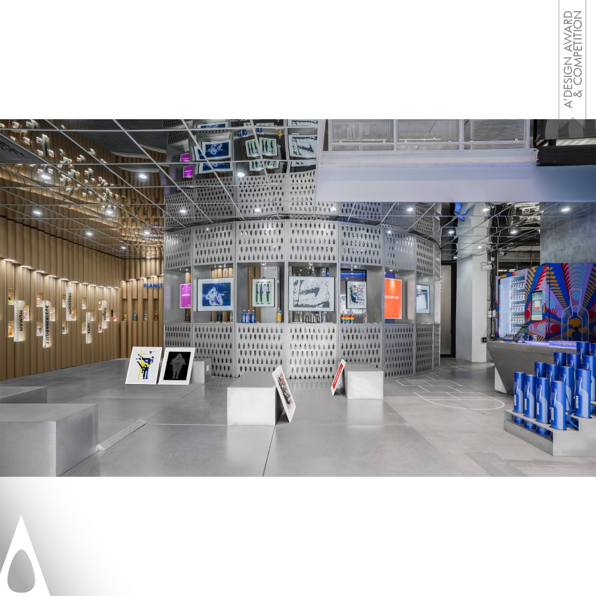 Bronze Interior Space and Exhibition Design Award Winner 2023 Absolut Lab Gallery and Retail 