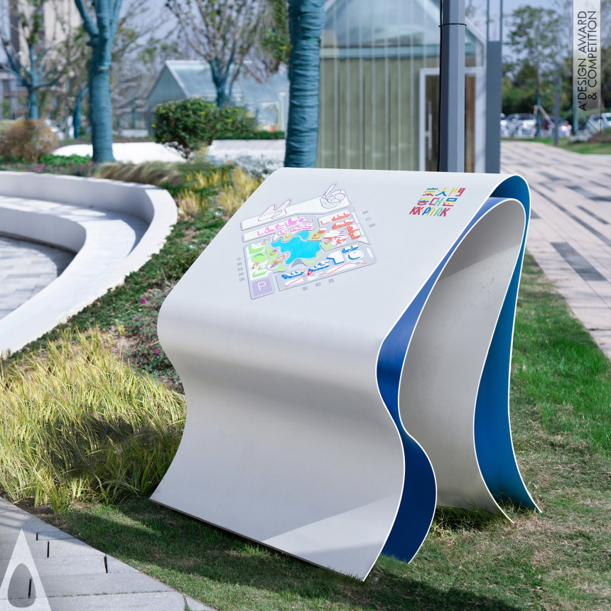 Silver Graphics, Illustration and Visual Communication Design Award Winner 2023 KK-Park Signage System 