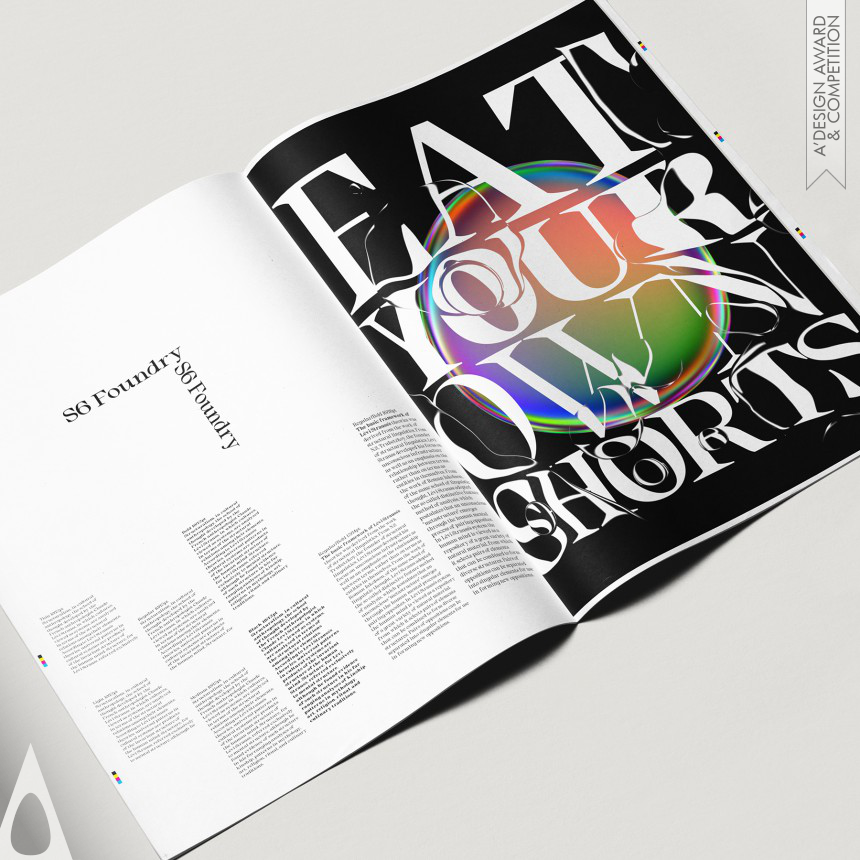 Bronze Graphics, Illustration and Visual Communication Design Award Winner 2023 Bla Bla Serif Typeface Specimen 