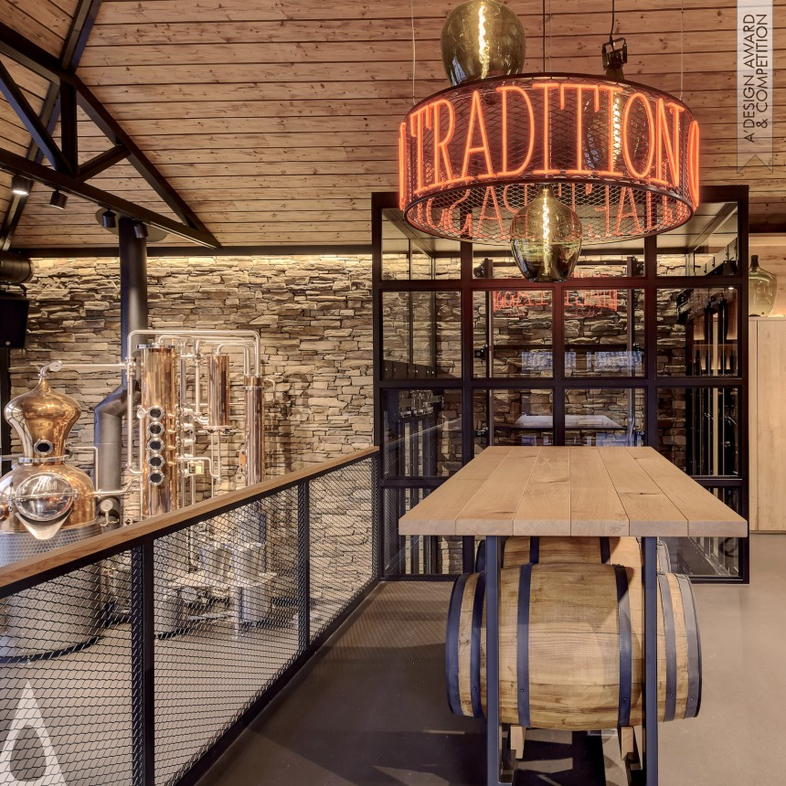 Distillery - Silver Interior Space and Exhibition Design Award Winner