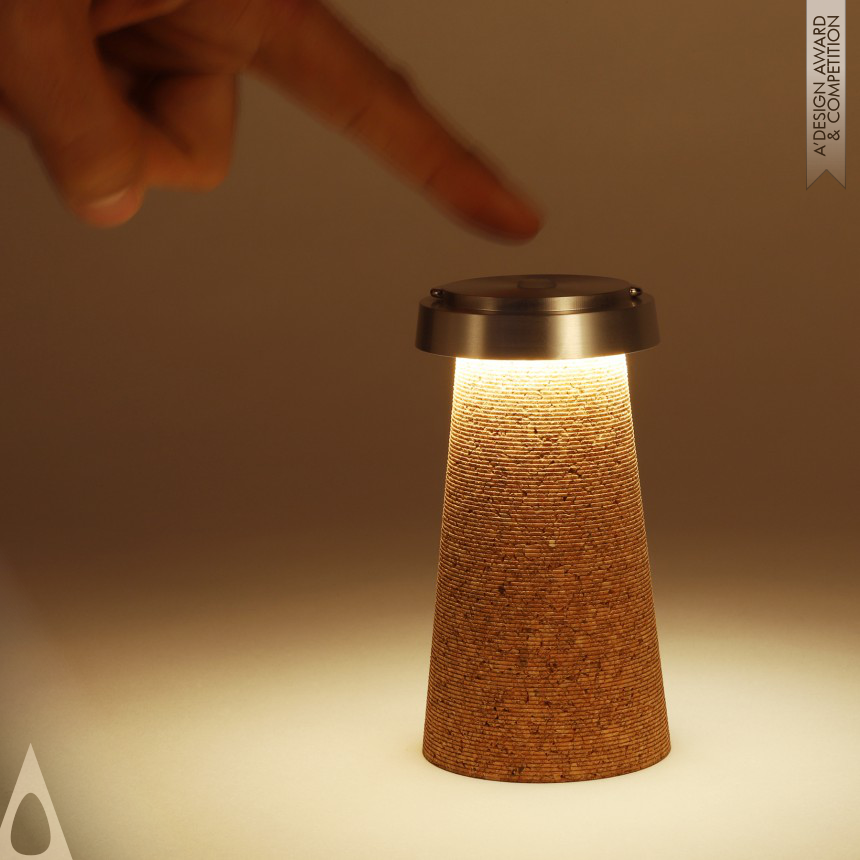Takanori Urata Recycled Cork LED Lantern