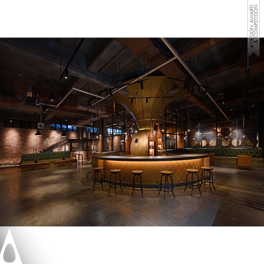 Silver Interior Space and Exhibition Design Award Winner 2023 La Pina Distillery Amusement Shop 