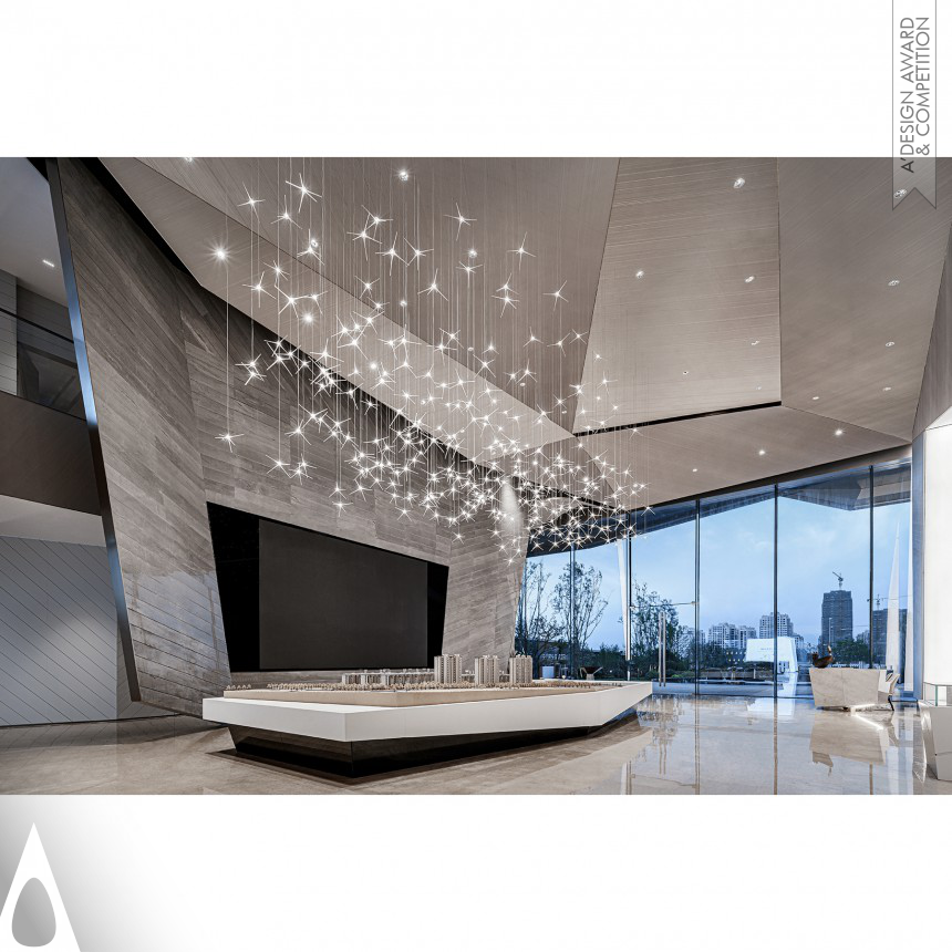 Silver Interior Space and Exhibition Design Award Winner 2023 Valley Stars Sales Center 