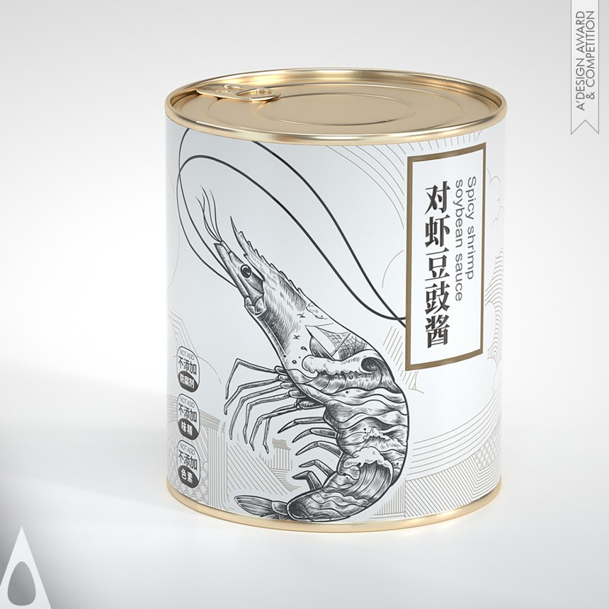 Spicy Shrimp Soybean Sauce designed by Wei Li - Orange One