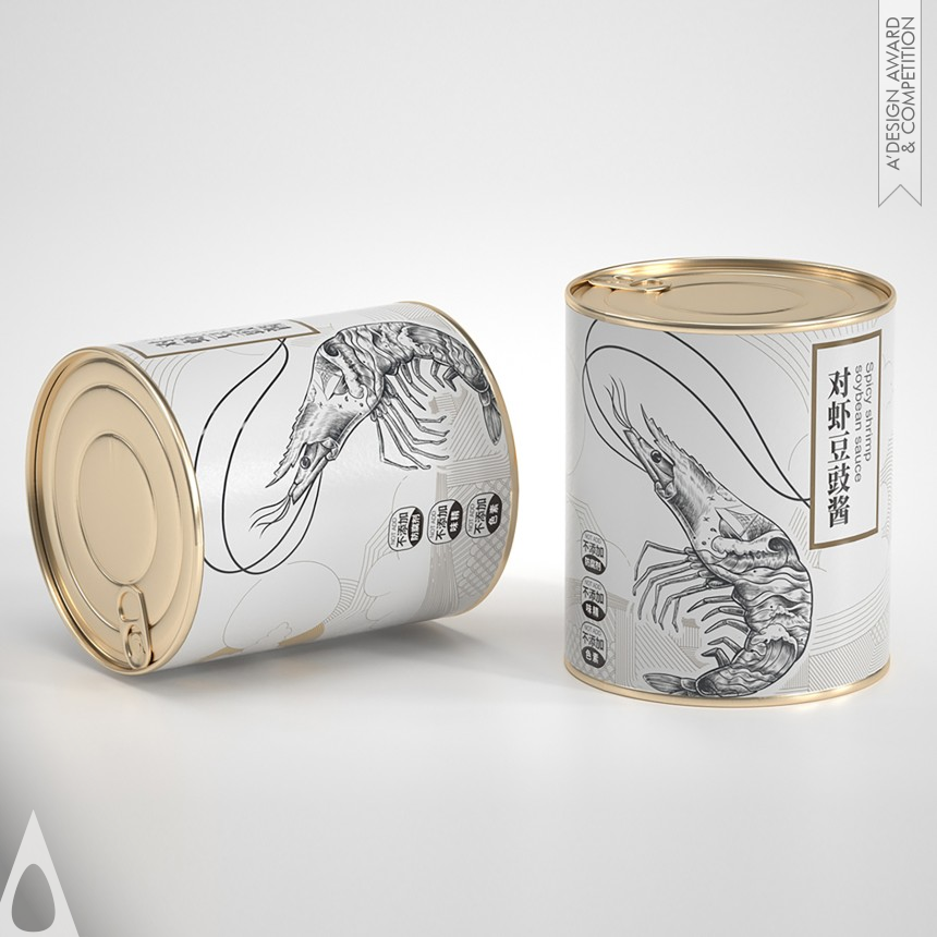 Wei Li - Orange One's Spicy Shrimp Soybean Sauce Paste Packaging