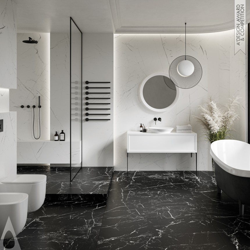 Silver Winner. Marmo by Cerrad x La Mania Home Design Team