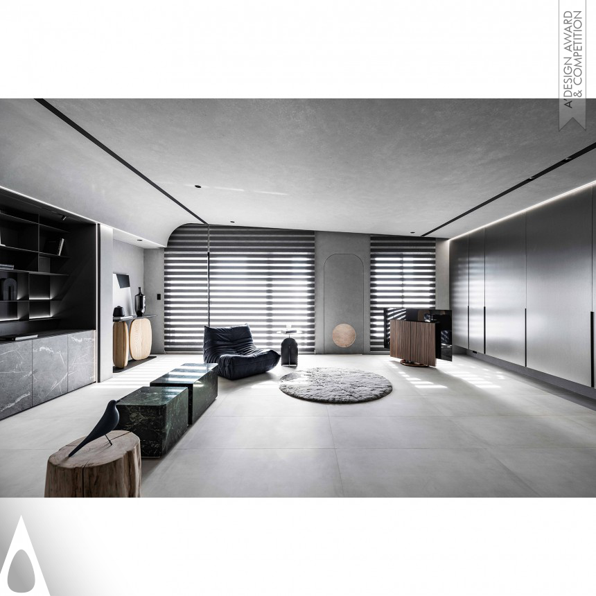Silver Interior Space and Exhibition Design Award Winner 2023 Reduction Residence 