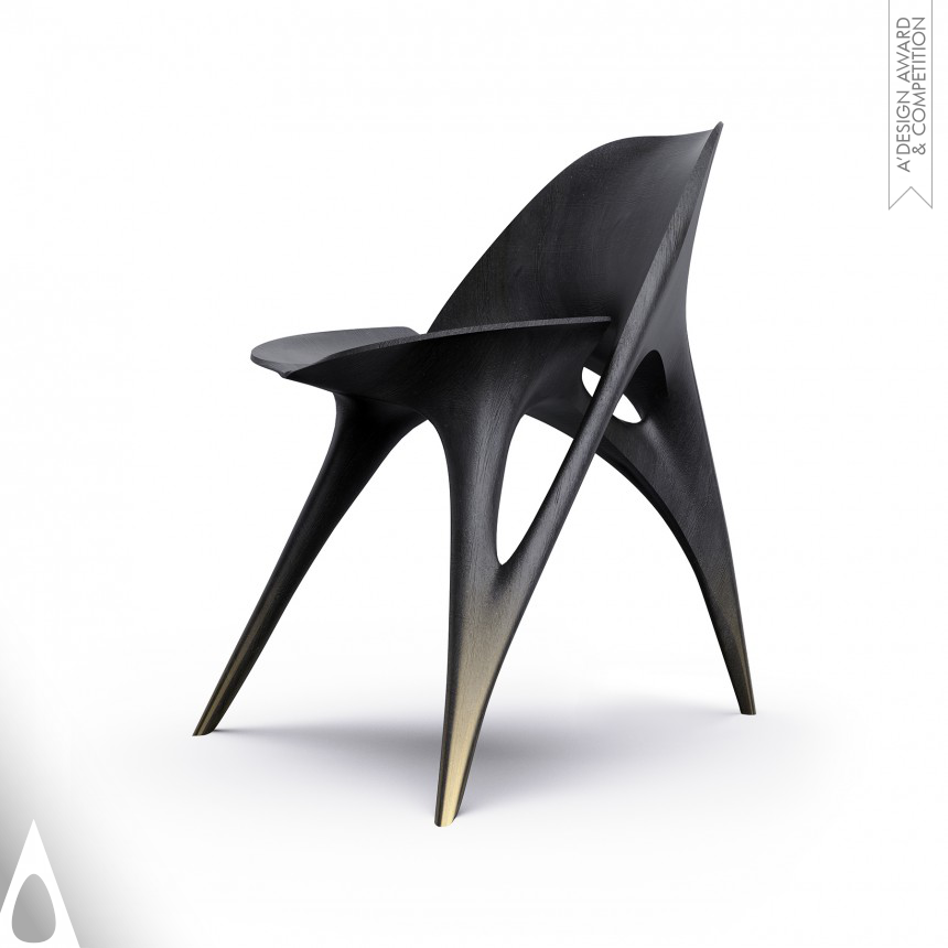 Bronze Furniture Design Award Winner 2023 Waterfall Leisure Chair 