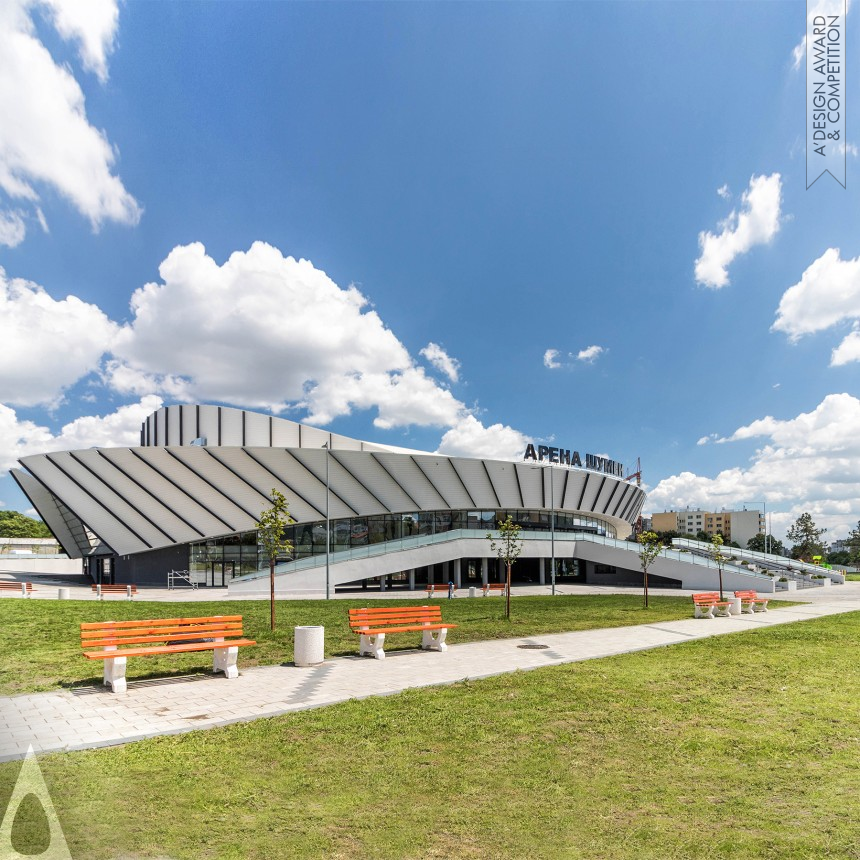 Bronze Architecture, Building and Structure Design Award Winner 2023 Arena Shumen Multifunctional Sports Hall 