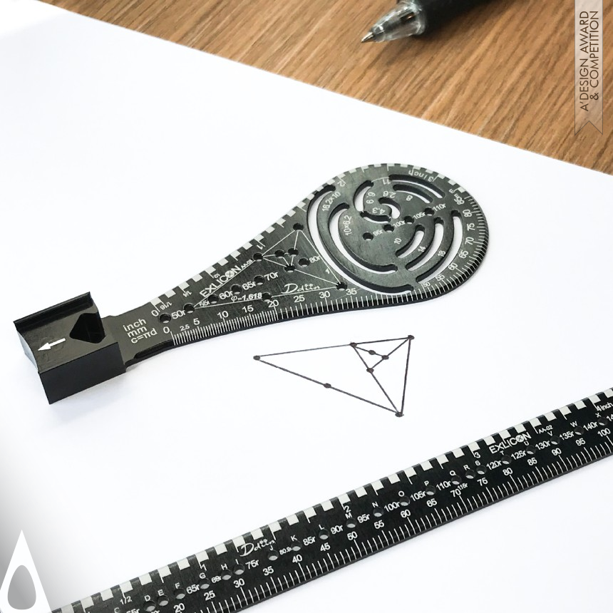 Lee Pik Shan's Exlicon Multi Shape Compass and Drawing Tool