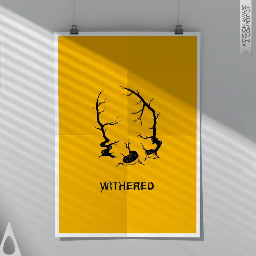 Iron Graphics, Illustration and Visual Communication Design Award Winner 2023 Withered Poster 