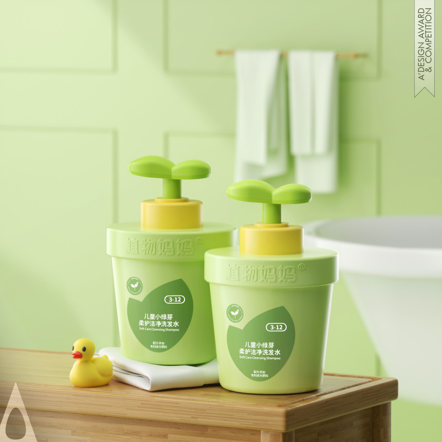 Little Green Bud Shampoo Cosmetic Packaging