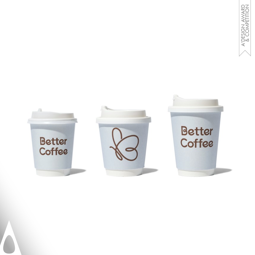 Iron Graphics, Illustration and Visual Communication Design Award Winner 2023 Better Coffee Corporate Identity 