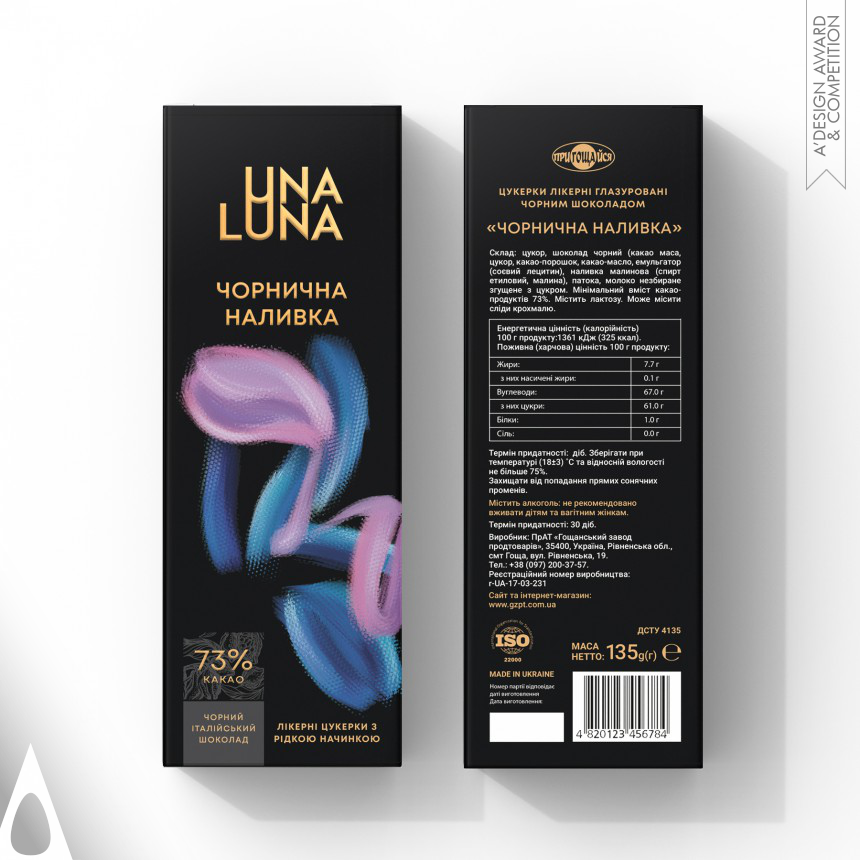 Una Luna Collection - Silver Packaging Design Award Winner