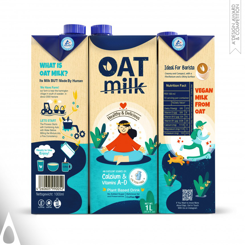 Oat Milk Packaging Design