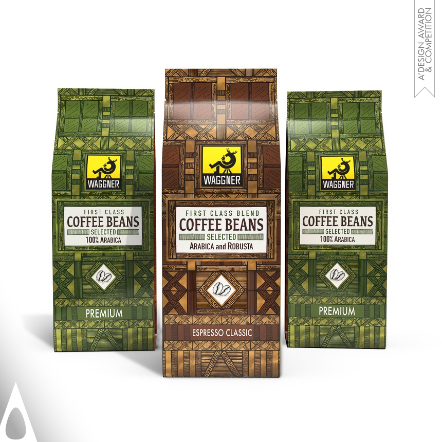 Iron Packaging Design Award Winner 2023 Waggner Coffee Packaging 