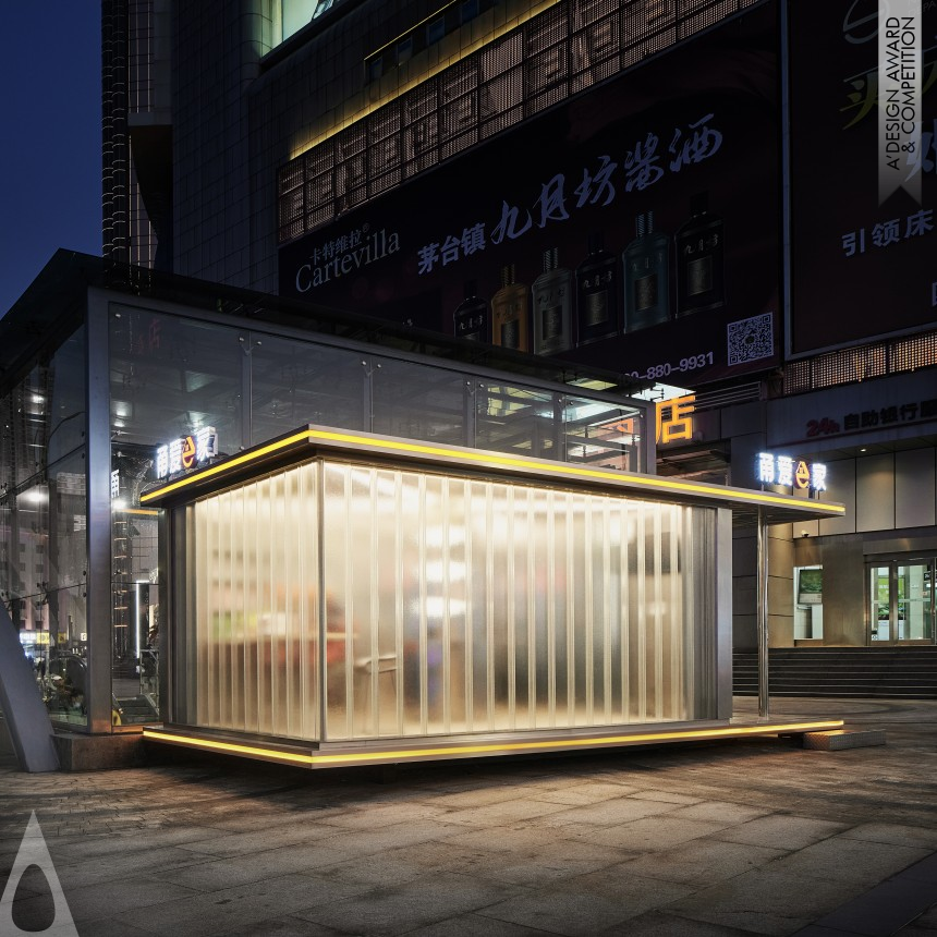 Gold Winner. City Lounge Station by Yard Studio