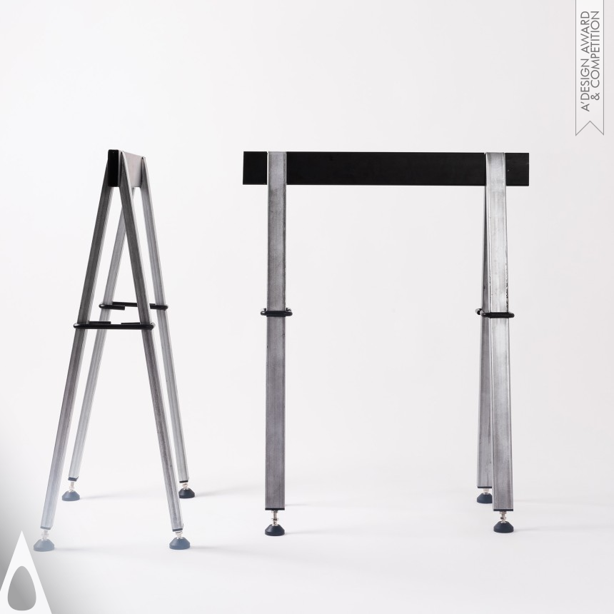 Iron Furniture Accessories, Hardware and Materials Design Award Winner 2024 Leika Metal Trestles 