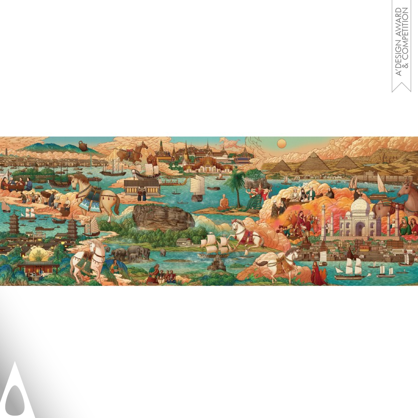 Trip of Tea - Silver Graphics, Illustration and Visual Communication Design Award Winner