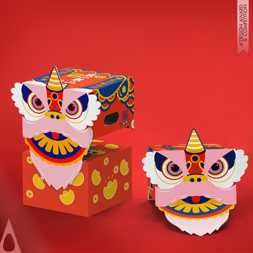 Lion Dancing New Year designed by Shenzhen Banana Design Co. Ltd