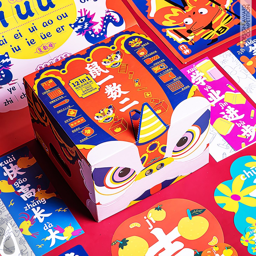 Lion Dancing New Year - Bronze Packaging Design Award Winner