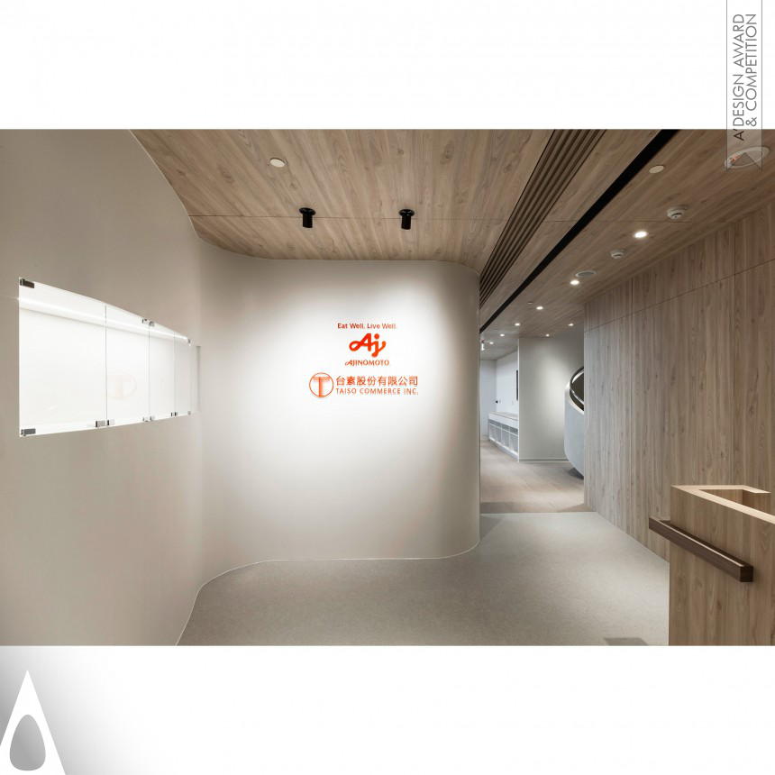 Bronze Interior Space and Exhibition Design Award Winner 2024 Ajinomoto Taipei Headquarters Office 