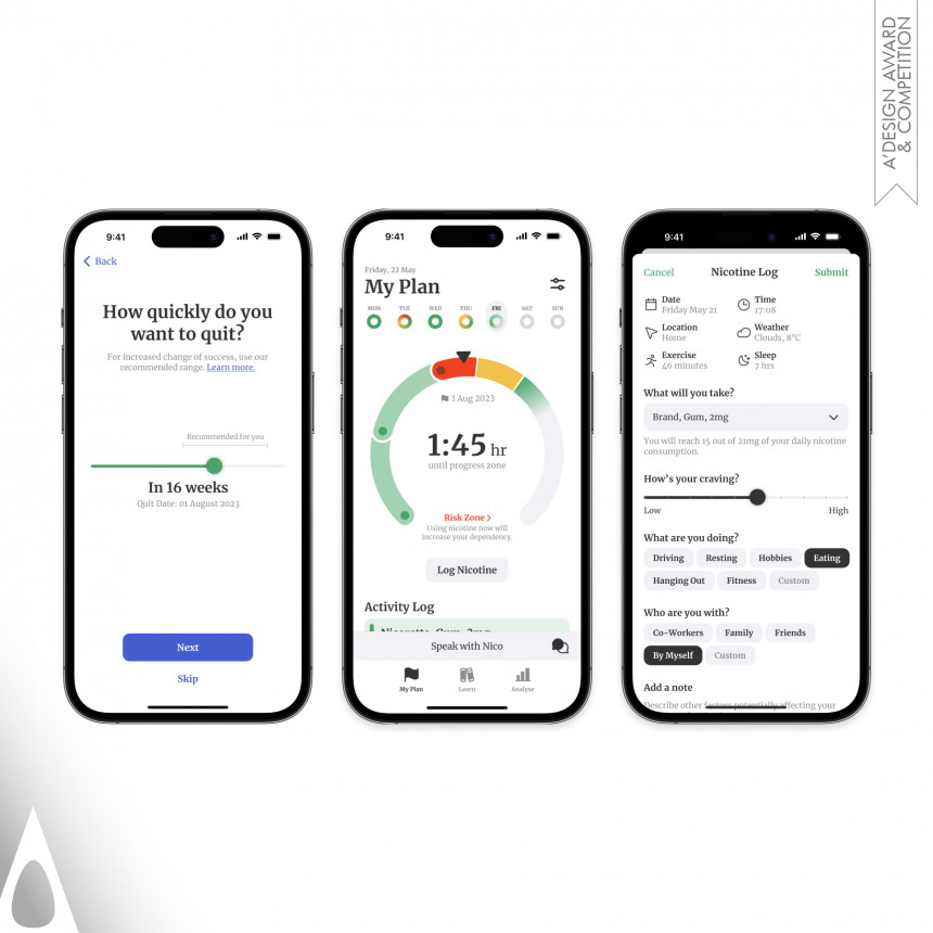 Iron Mobile Technologies, Applications and Software Design Award Winner 2024 Nico Mobile App 