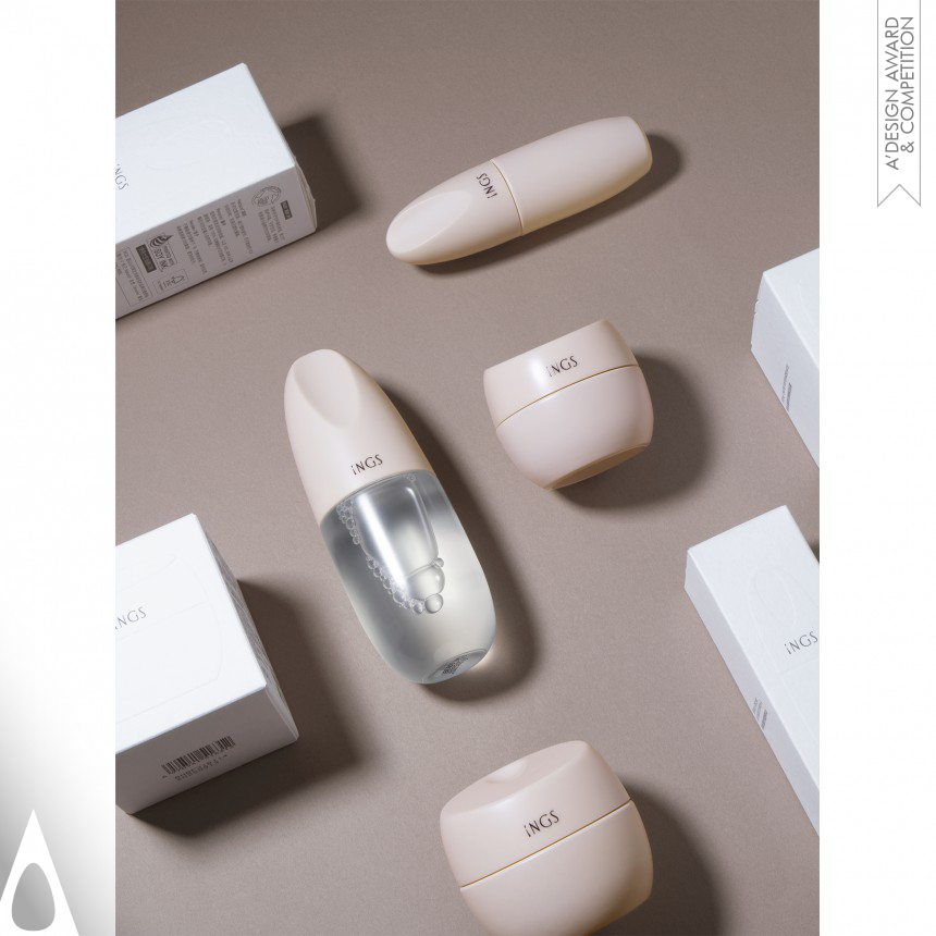 Iron Packaging Design Award Winner 2024 Ings Skincare Brand 