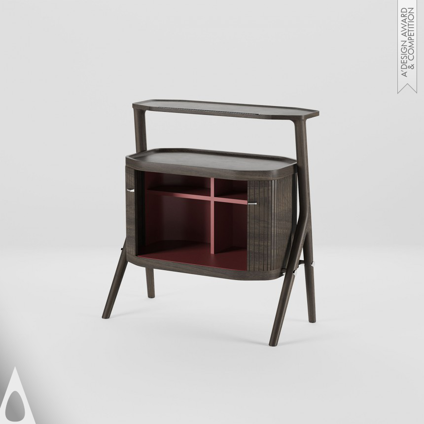 Silver Furniture Design Award Winner 2024 Rong Tea Edge Cabinet 