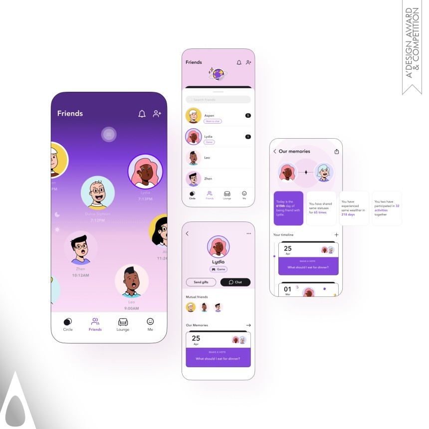 O'friends designed by Yichen Wang