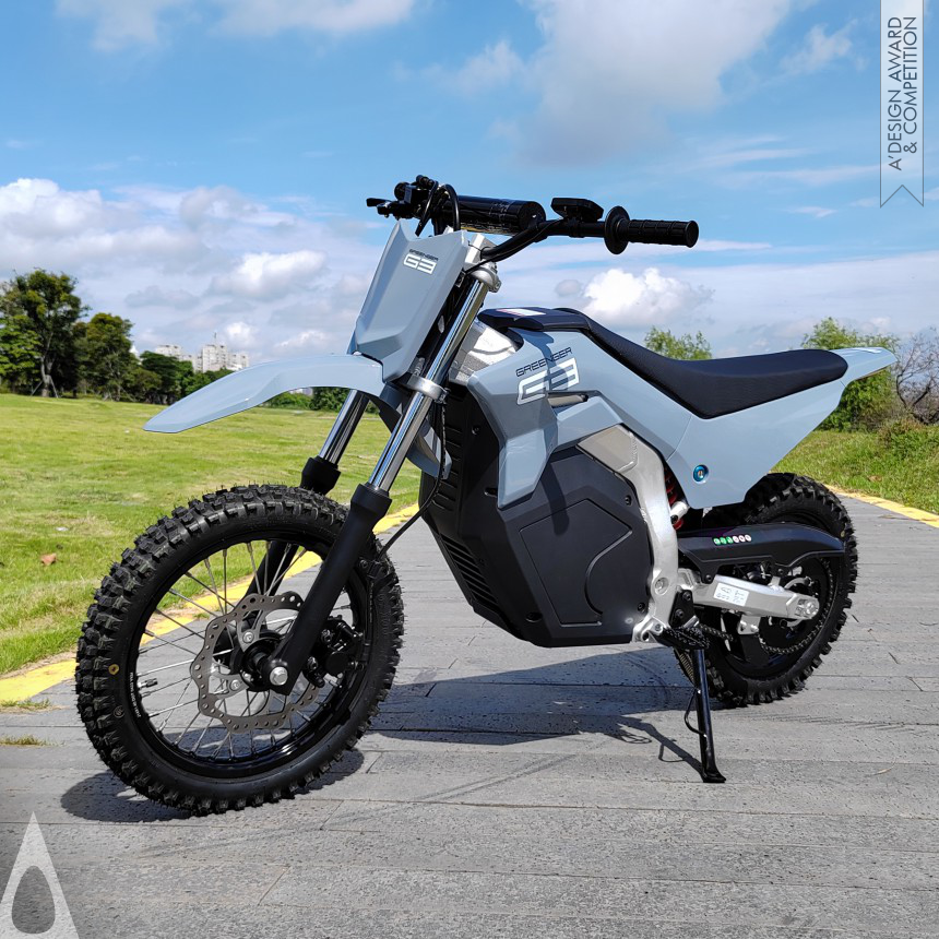 Silver Motorcycle Design Award Winner 2024 Greenger G3 Electric Dirtbike 