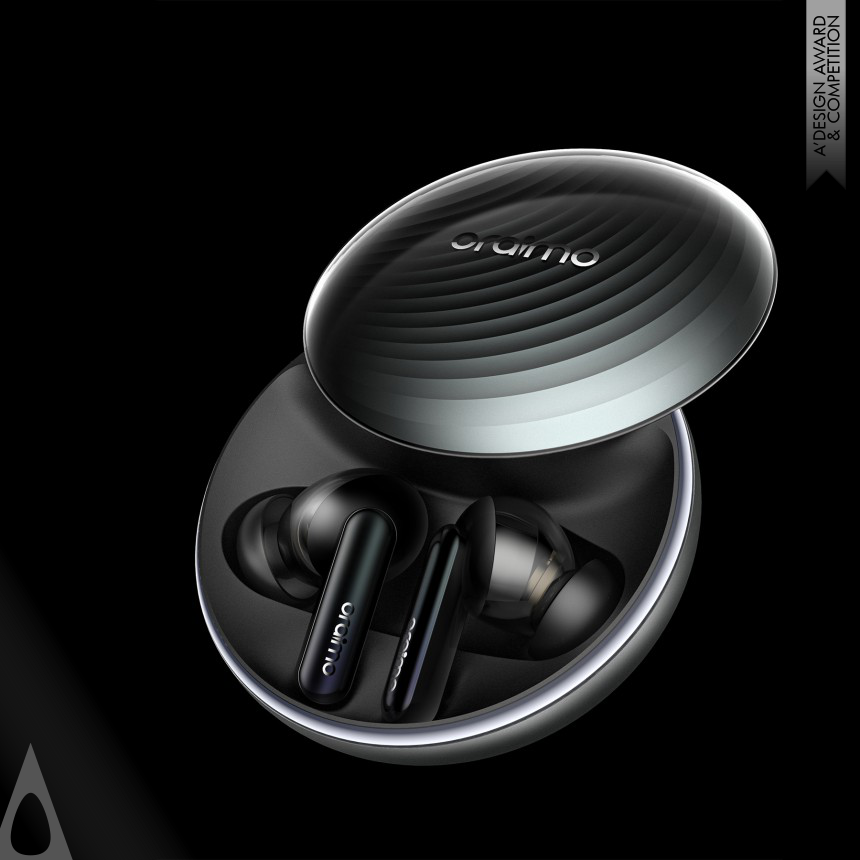 Iron Audio and Sound Equipment Design Award Winner 2024 Oraimo Free Pods 5 Bluetooth Headphones 